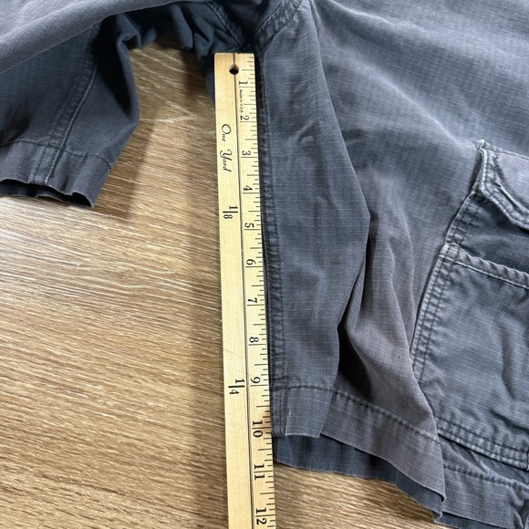 Eddie Bauer Men's Gray Cargo Shorts Size 34 Cotton Utility Outdoor Casual Summer - Picture 7 of 8